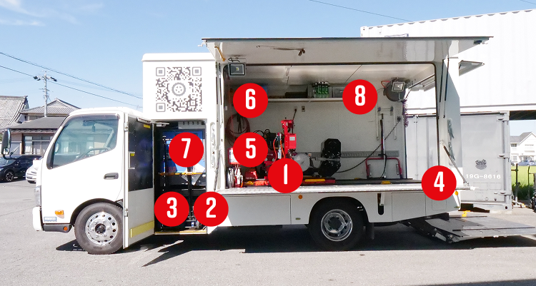 キャリックスタイヤのサービスカー